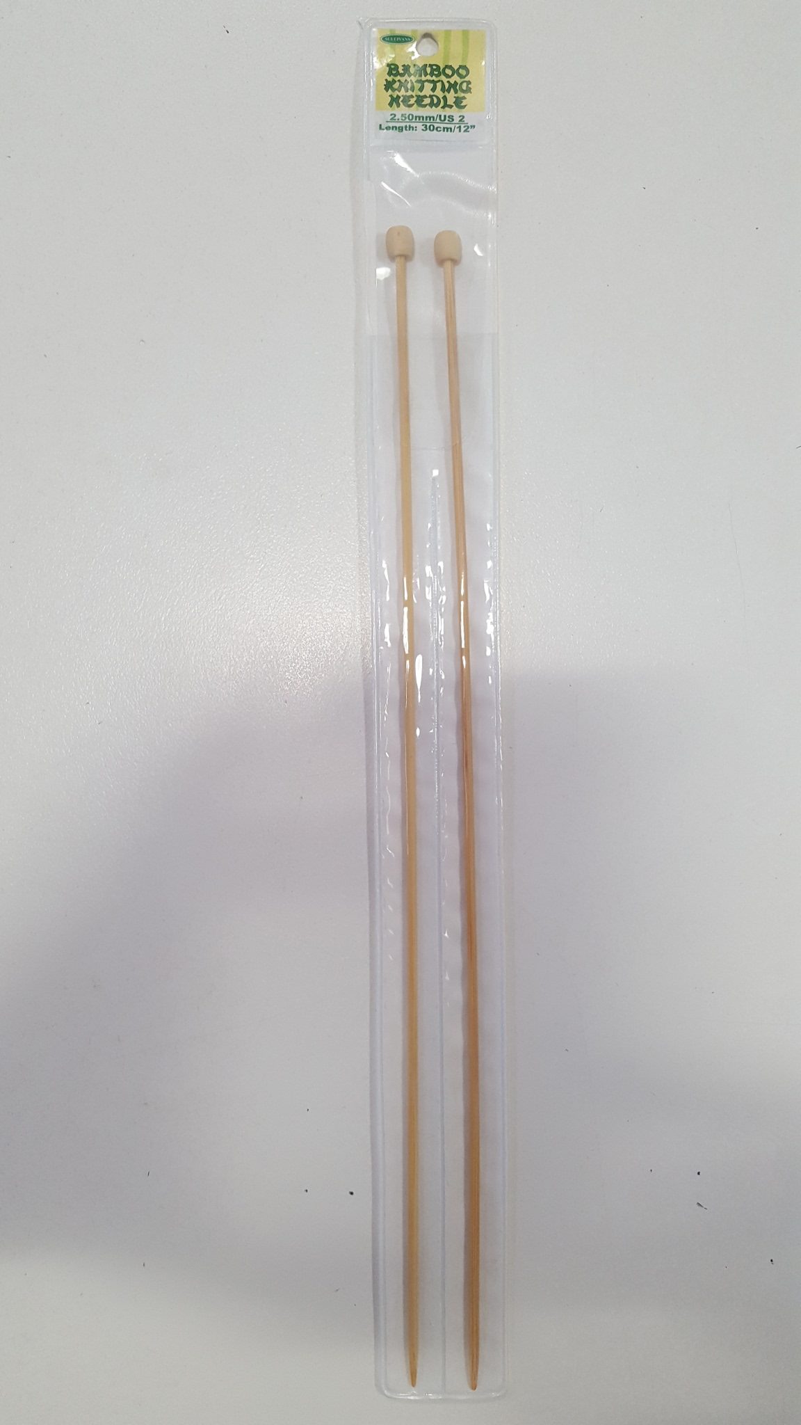 Bamboo needles 30cm - 2-2.5mm