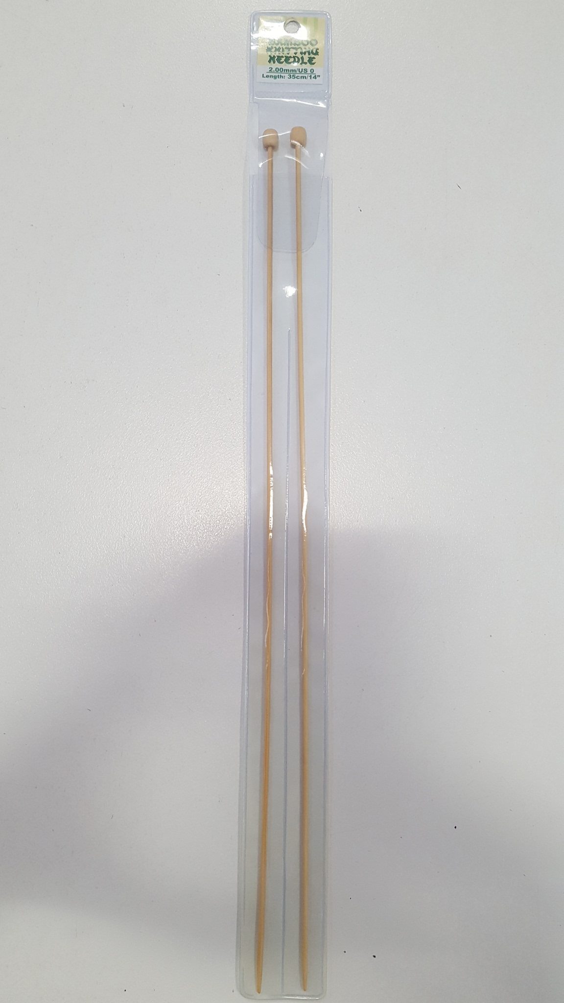 Bamboo needles 35cm - 2 - 2.5mm