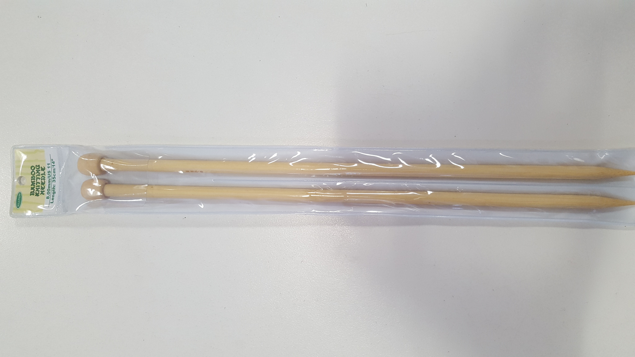 Bamboo needles 35cm - 7-9mm