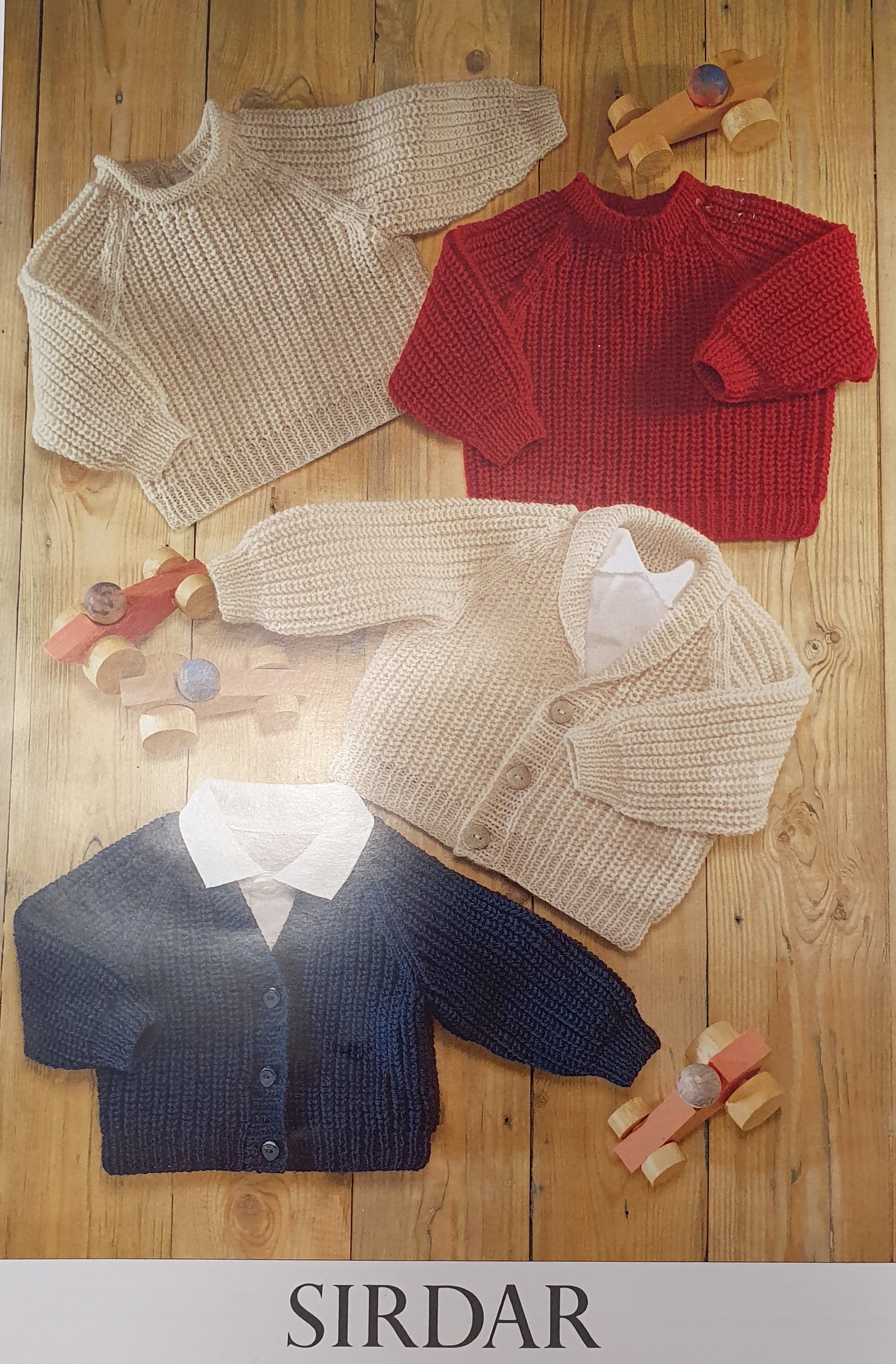 Easy sweater  or cardigan kit 0-6 year